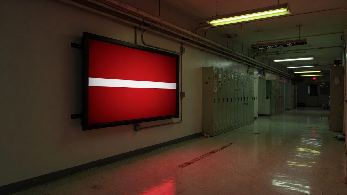 Hallway display in emergency takeover
